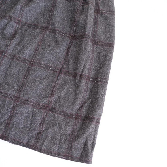 Vintage Partial Wool Skirt - Plaid- Size 30 - Picture 3 of 8